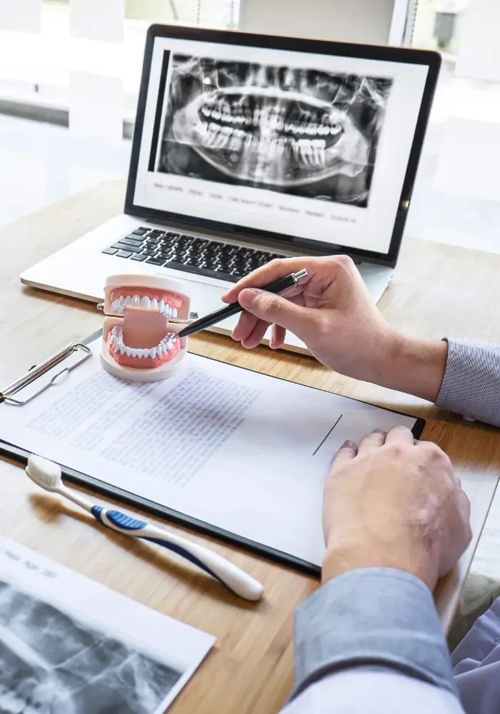 Patient chez le dentiste